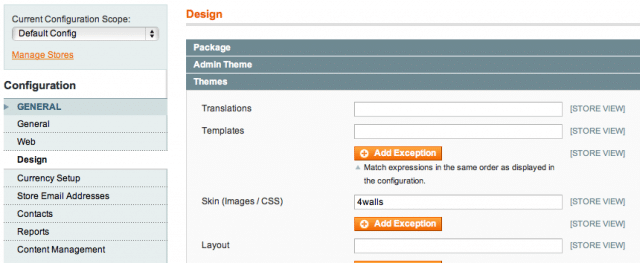 Magento Design Theme