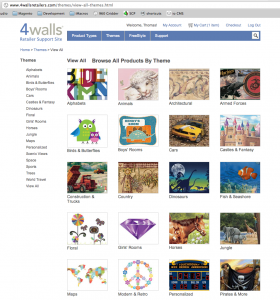 4walls Interior Themes page