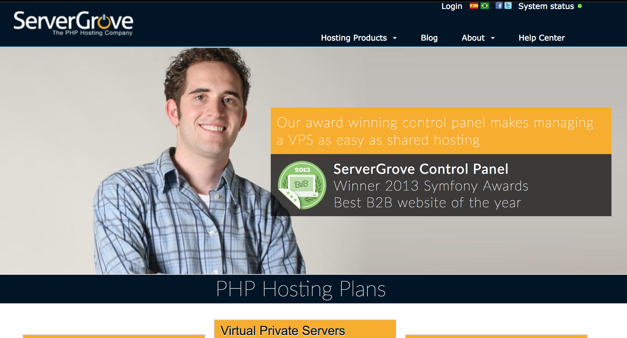 ServerGrove website